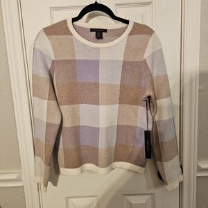 Tahari Crew Neck Ladies Sweater